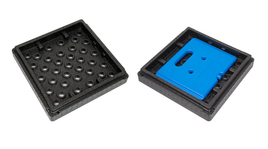 thermobox wedding cake support for cooling plate