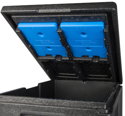 Thermobox insulated container lid for gastro containers with cold accumulators