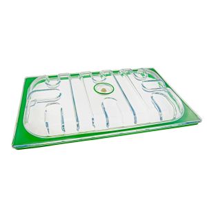 Universal Gastronorm lid to vacuum the content of a stainless steel GN 1/1 container
