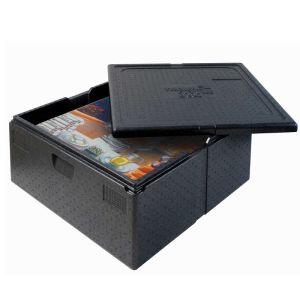 Thermobox for pizza boxes or cakes (hot or cold): view open with inner size 350 x 350 mm